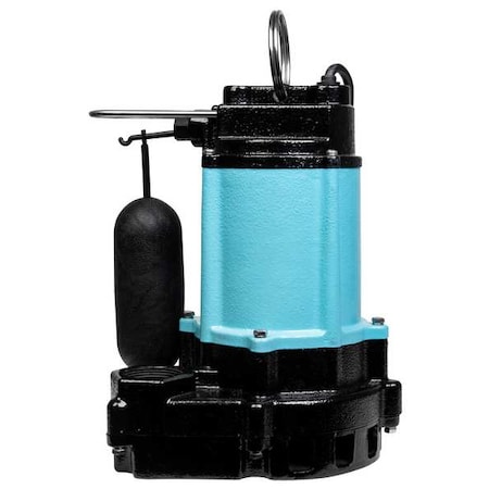 Effluen tPump, 20ft, 9.0A, 0.5hp, 115V AC