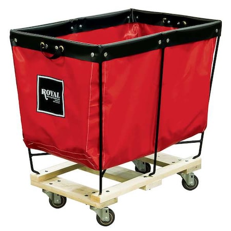Elevated Tall Basket Truck,Vinyl,600 lb