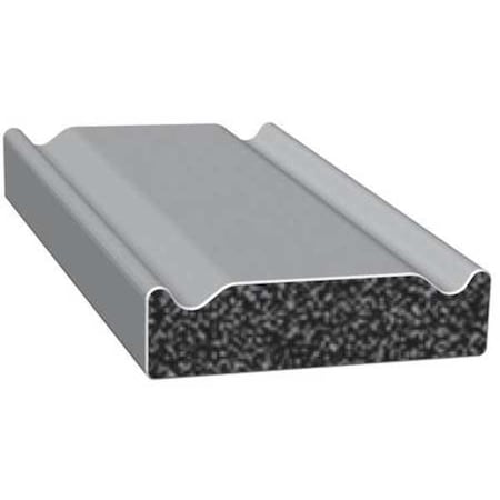 Crown Rectangle Rubber Seal w/Adhesive Back, 100 ft. x .25"H x .5"W