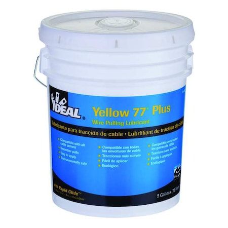 Wire Pulling Lubricant,5 gal. Bucket,Ylw