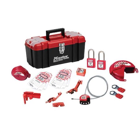 Valve/Electrical Kit,Red,Plastic Case