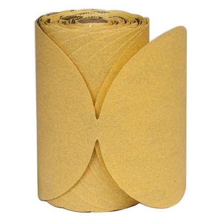 PSA Sanding Disc Roll,6 in Dia,P80 G