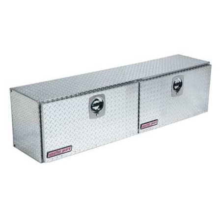 Truck Box, Topside, Aluminum, 72-1/4"W, Silver, 8.9 cu. ft.