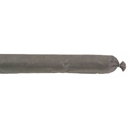 Sorbent Sock, 25 gal, 3 in x 48 in, Universal, Gray, 30 PK