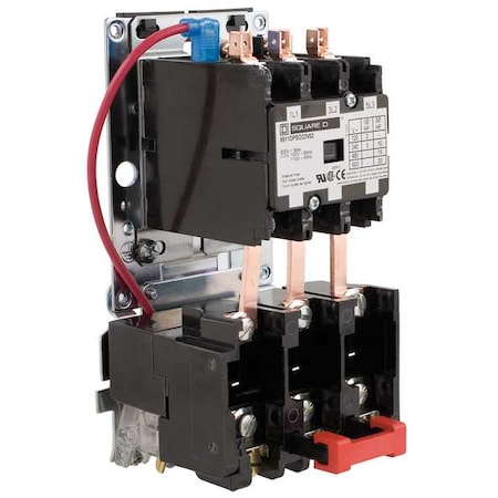 Nonreversing Definite Purpose Magnetic Motor Starter, No Enclosure NEMA Rating, 208 to 240V AC