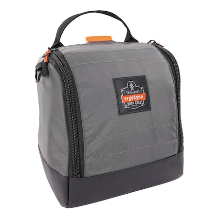 Full Respirator Bag, Magnetic Zipper, Gray