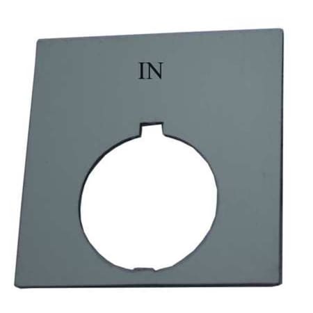 Legend Plate,In,Black