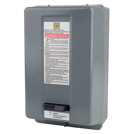 Nonreversing Definite Purpose Magnetic Motor Starter, 1 NEMA Rating, 120V AC, 2 Poles