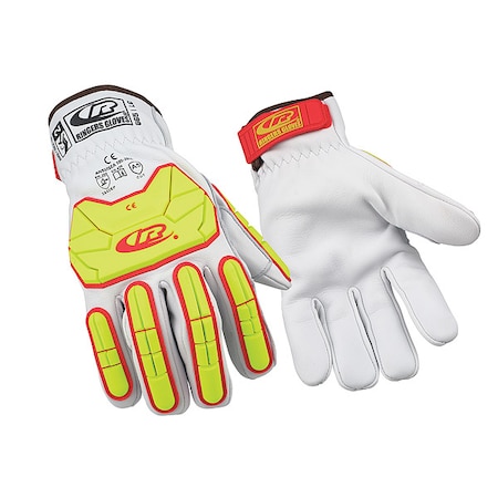 Leather Impact Gloves, Cut Level A5 ,Uncoated ,M 1 PR