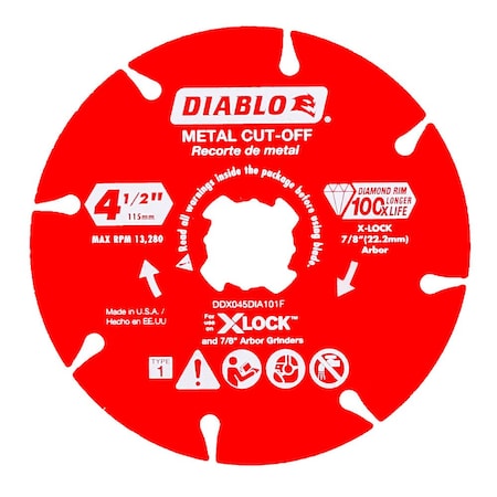DiamondSawBlade,Diam:4.5",