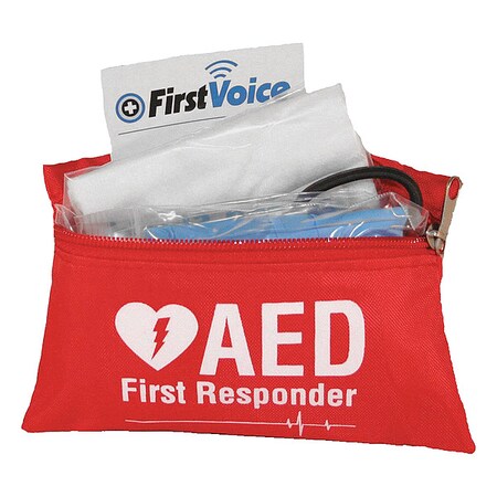 Basic AED Responder Kit in Nylon,5" H