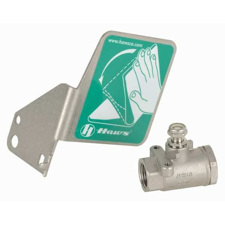 Ball Valve, Stainless Steel, Silver, For Use With, Eyewash