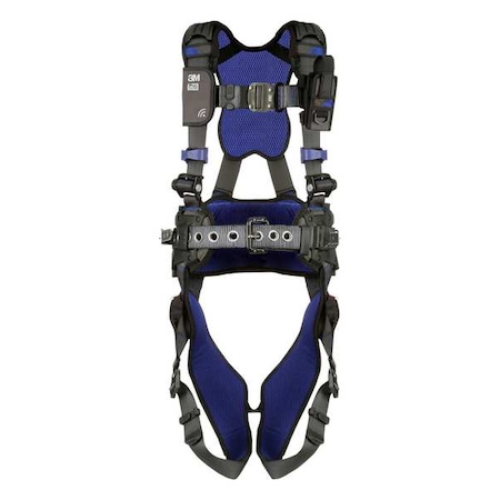 ExoFit(TM) X300 Fall Protection Harness, XL, 420 lb, Quick-Connect Chest/ Quick-Connect Leg Straps