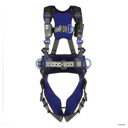 ExoFit(TM) X300 Fall Protection Harness, M, 420 lb, Quick-Connect Chest/ Quick-Connect Leg Straps