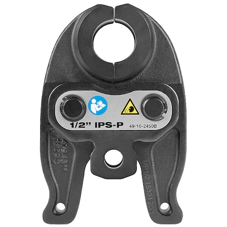 M12 FORCE LOGIC Press Jaw, For 1/2 in Black Iron, Stainless Steel Pipe