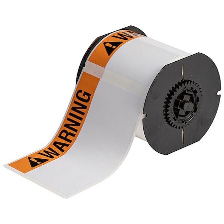 Pre-Cut Label Stock Roll, White, Gloss