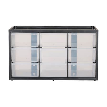 Plastic Large Drawer Bin System, 14.24 in W, 8.307 H