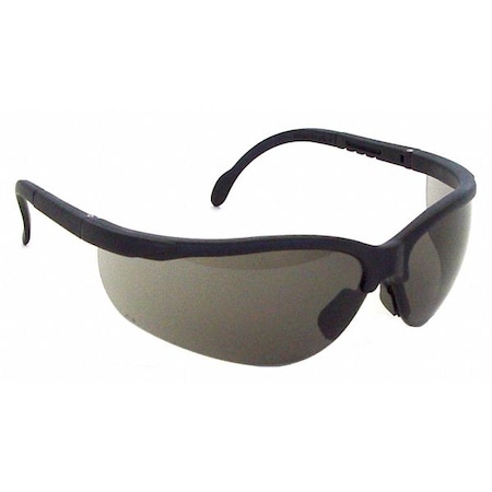 Journey, Safety Glasses, Anti-Fog & Anti-Scratch, Smoke Lens, Black Frame, Full-Frame