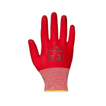 Work Gloves, 392 Degrees F Max Temp., 6 Abrasion Level, 12 PK