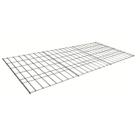 Use with Bulk Storage Rack, Steel, 48 in W, 36 in D, Galvanized