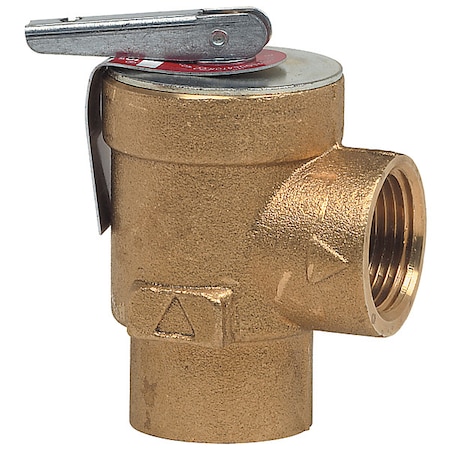 Pressure Safety Relief Valve,Brass,30psi