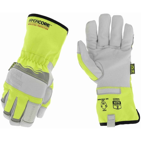 Leather Gloves, Cut Level A5 ,M (9) 1 PR