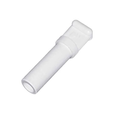 Metric Plastic Push-to-Connect Fitting, Polymer, White