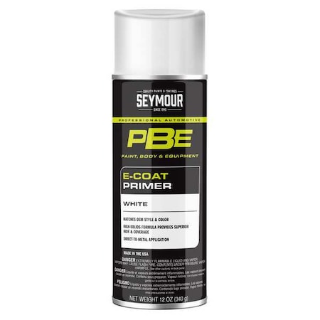 PBE E-Coat Primer, White, 12 oz