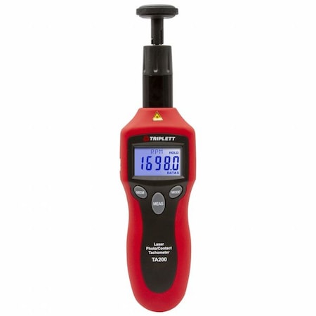 Tachometer, +/-0.05% RPM Acc, LCD