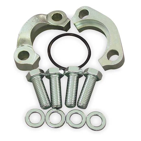 Flange Mounting Kit,1 1/4",Steel,SAE62