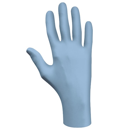 7502PF, Disposable Gloves, 2.5 mil Palm, Nitrile, Powder-Free, XL ( 10 ), 200 PK, Blue