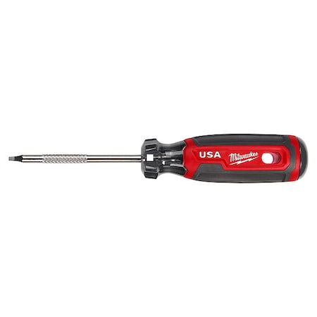 3 in. No 1 Square Cushion Grip Screwdriver (Made in USA)