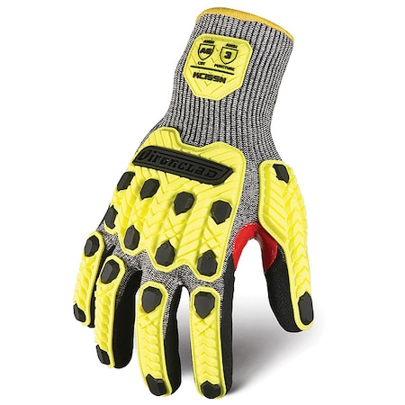 Cut-Resistant Impact Gloves, Cut Level A6 ,Nitrile ,Sandy ,3XL 1 PR