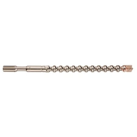 Hammer Drill Bit,Spline,1-1/8x16 In
