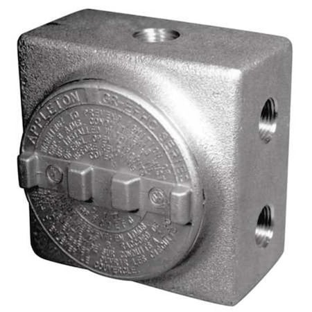Conduit Outlet Body,7 Hub,1 In.