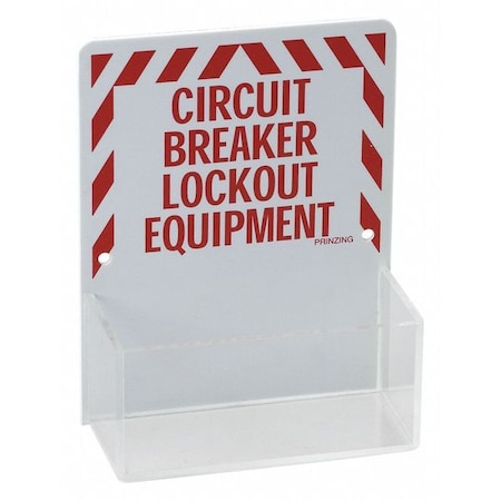 Lockout Board,Unfilled,Red/White