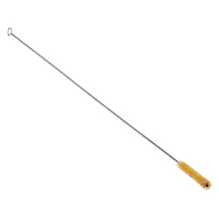Burette Brush, 16-3/4 in L Handle, 3 1/4 in L Brush, Natural, 30 in L Overall