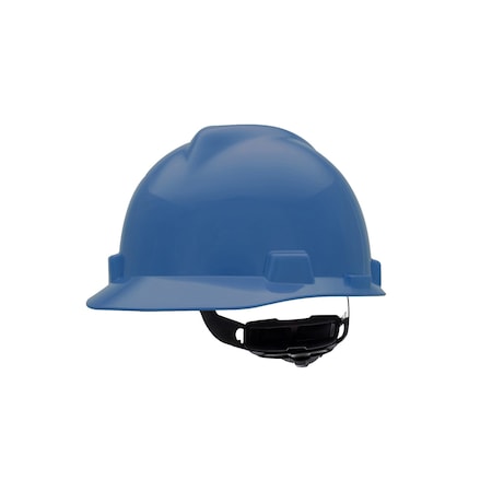Hard Hat, Super V, Polyethylene, 4 Point Ratchet, Type 2, Class E, Blue