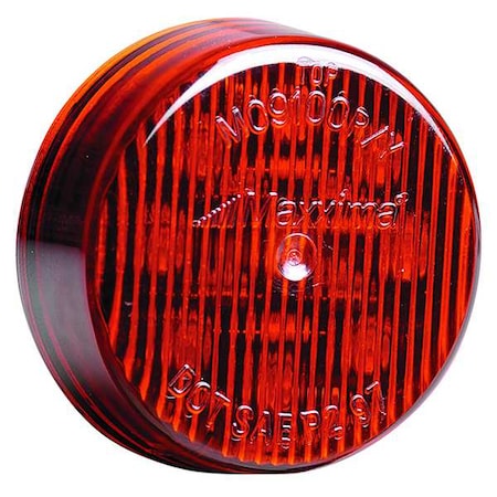 Clearance Light, LED, Rd, Grommet, Rnd, 2 Dia