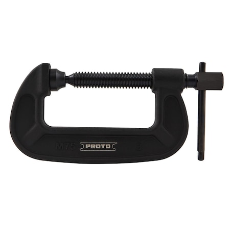 C-Clamp,Regular Duty,3" Max. Opening