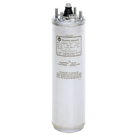 Pump Motor,9.5A Full Load,15-5/8"Shaft L