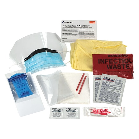 Spill Kit, 21 g Volume Absorbed per Kit, 2 oz Capacity, Box, White