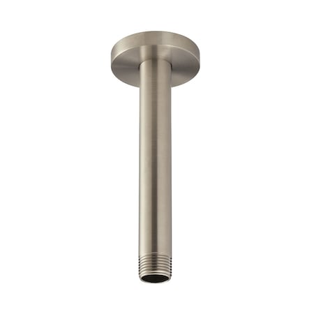 Ceiling Mount Shower Arm,Brshd Nckl,7"