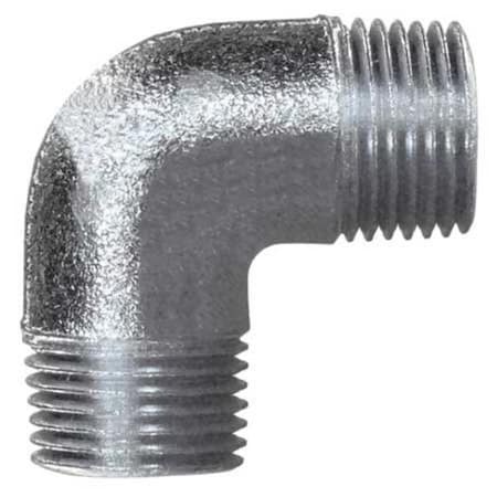 IMC 90 Deg Elbow, 1/2 in, Threaded, Aluminum, Plain, Silver