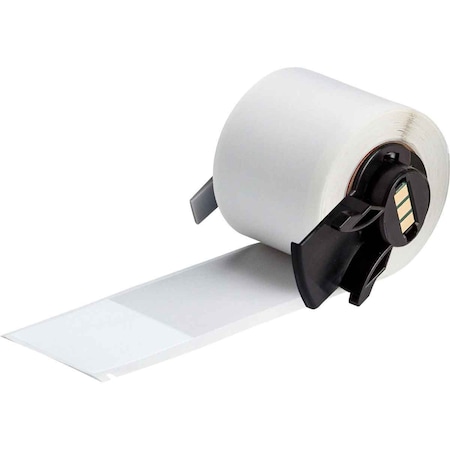 WraparoundLabel,White,Vinyl,1-1/2inW