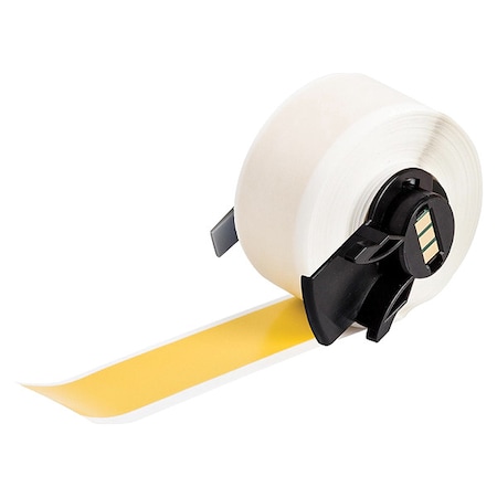 Continuous Label Stock, Yellow, Gloss