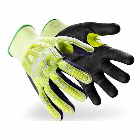 Knit Gloves, Cut Level A9 ,Nitrile ,Smooth ,S 1 PR