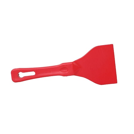 Detectable Scraper - 4 Inch Hand Scraper Red