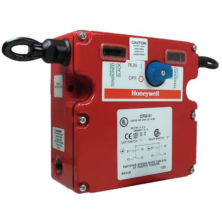 Cable-Pull Safety Switch - 2CPS Series, Dual End, 500 ft Span, IP67