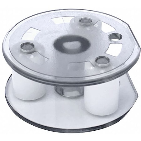 Roller Assembly, White, For Stenner, PE